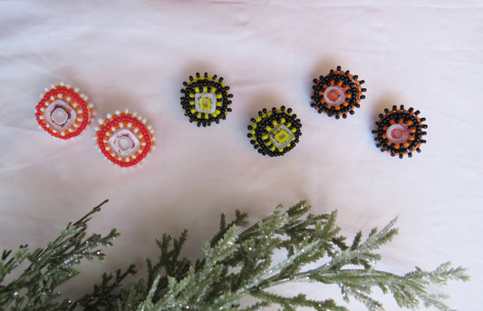 Mini Beaded Studs